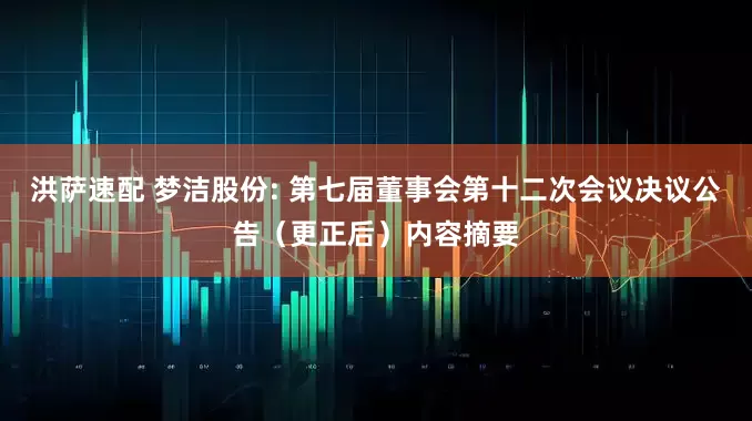 洪萨速配 梦洁股份: 第七届董事会第十二次会议决议公告（更正后）内容摘要